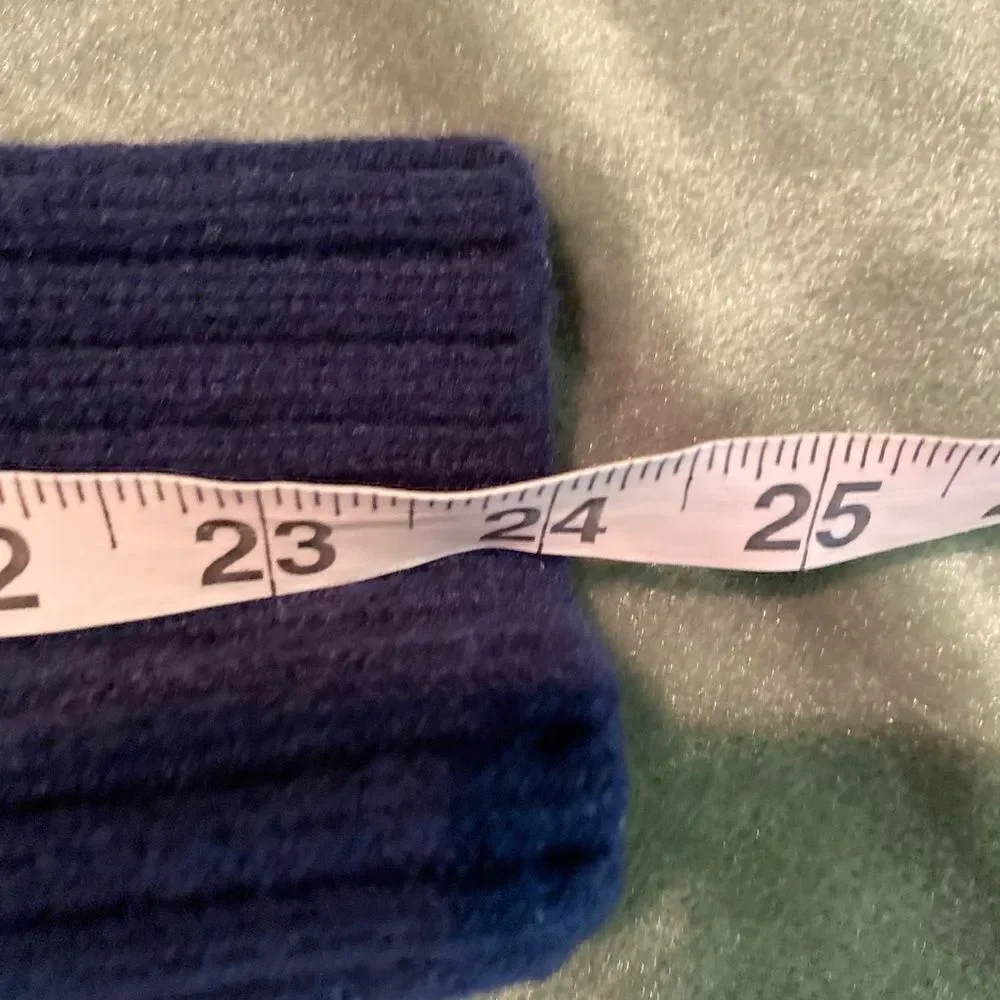#142 J. CREW Navy Cable Knit Sweater - Picture 9 of 9